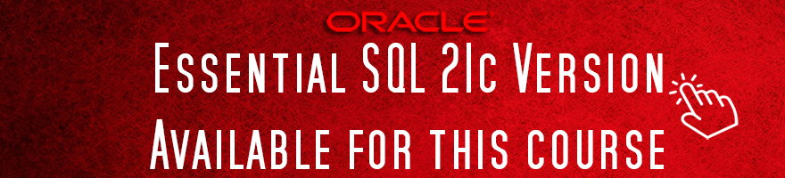 Latest Oracle SQL training