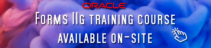 Oracle Forms 11g training course