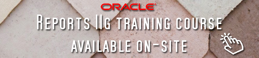 Oracle Reports 11g training course