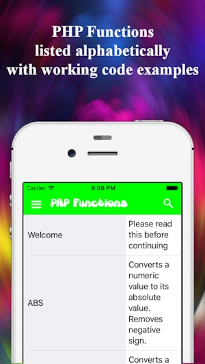PHP Developer App for iPhone