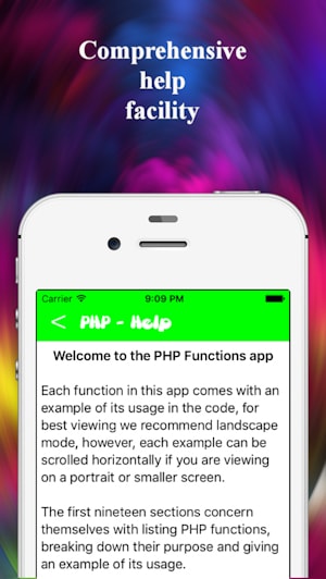 Functions for PHP on iPhone